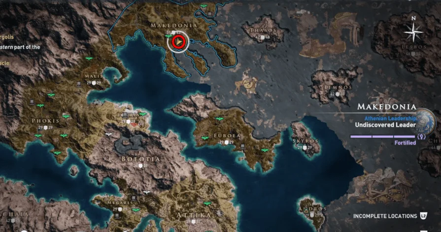 Assassins Creed Odyssey Legendary Chest Location-The Minotaurs Revenge