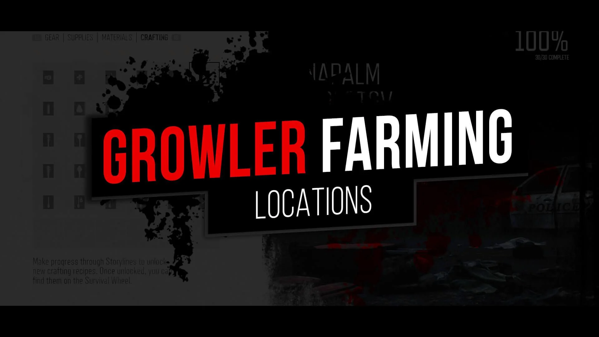 Days Gone Growler Farming-Locations