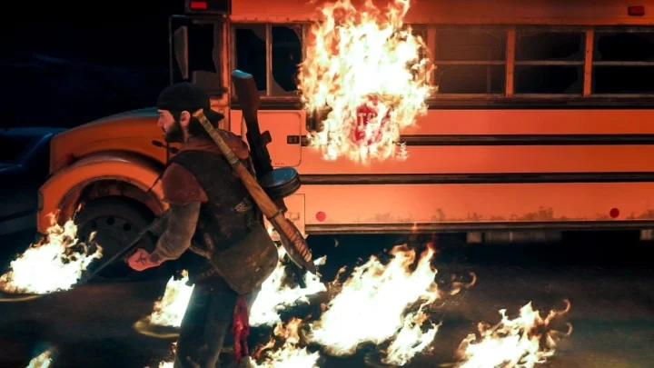 Napalm Molotov Fire Example