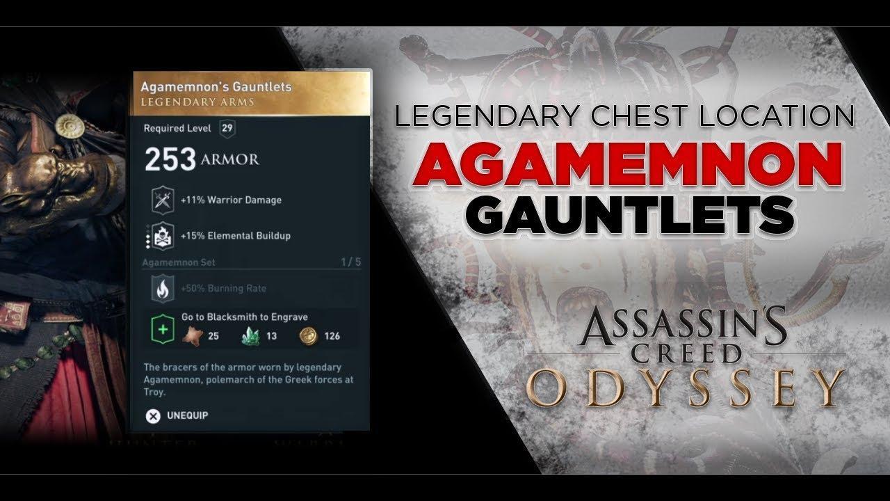 AC Odyssey Agamemnons Gauntlets