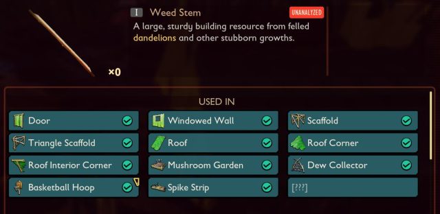 Weed Stem