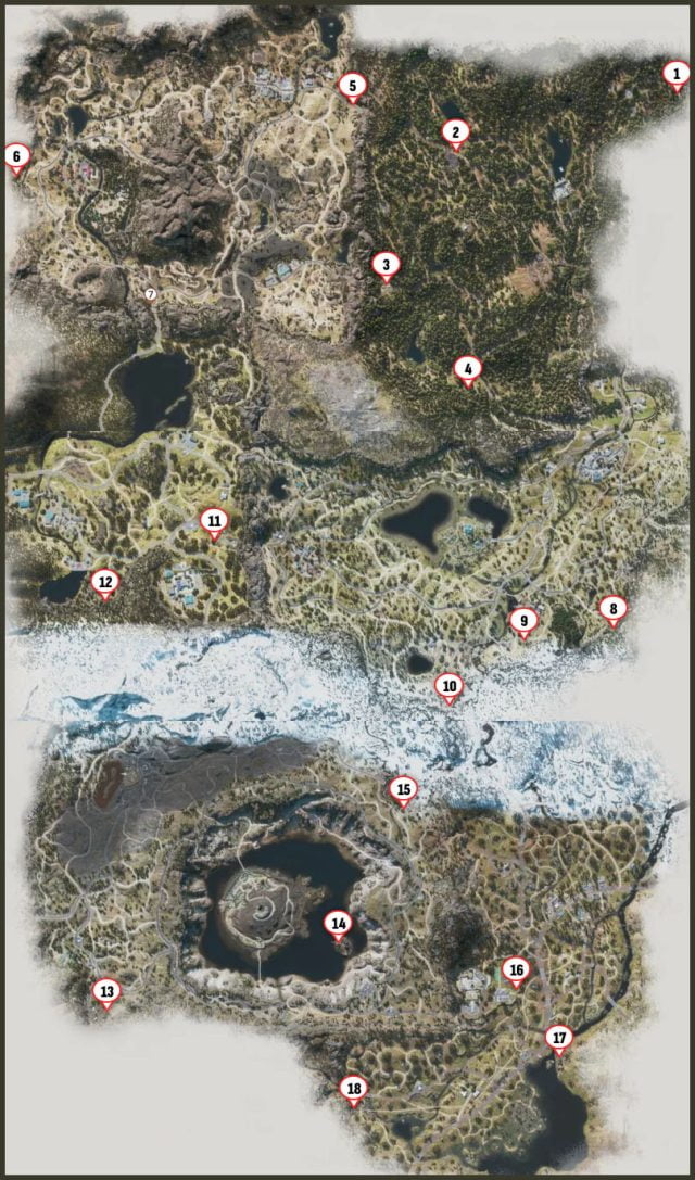 days gone IPCA Tech Location Map