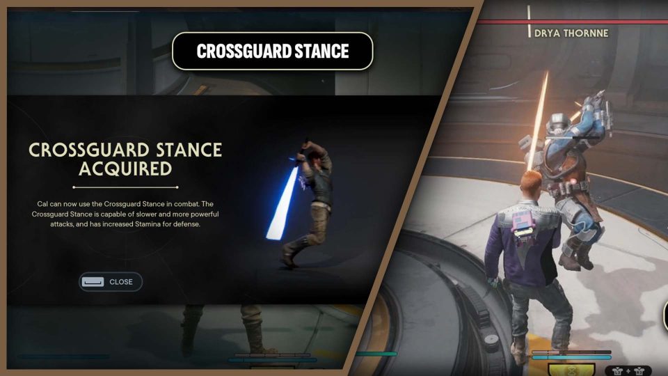 how to drop kick in jedi survivor with cross guard stance