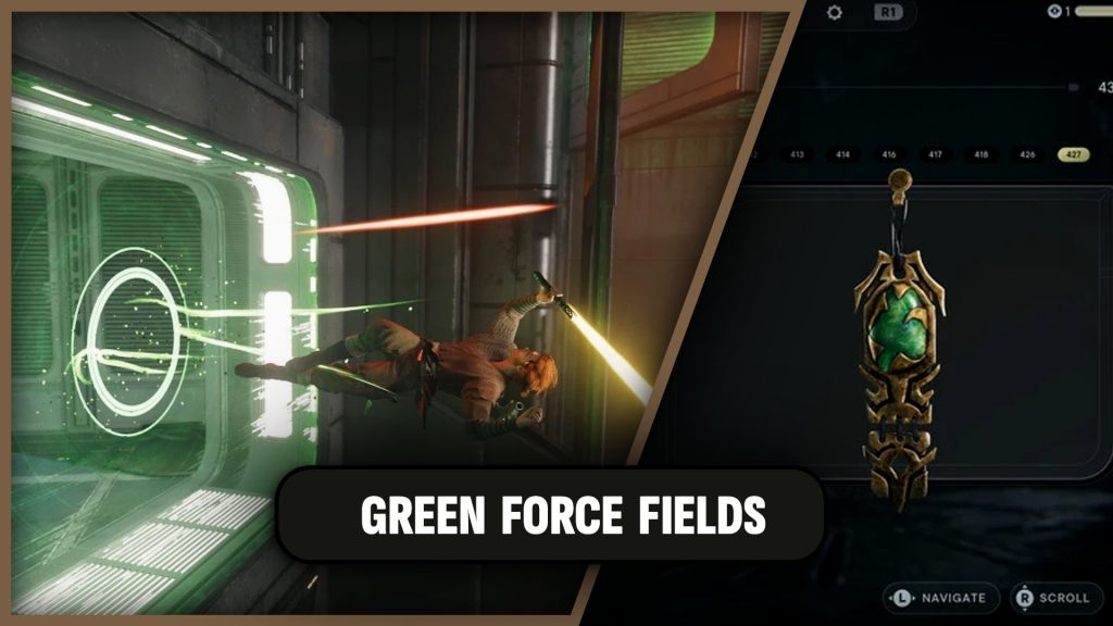 Jedi Survivor Green Force Fields