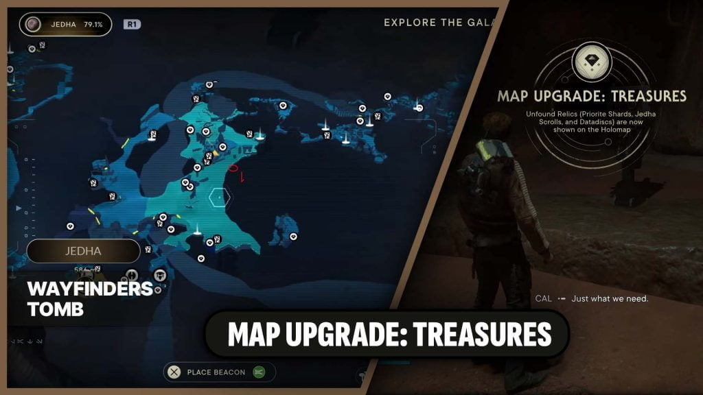 Map Upgrade Treasures Jedi Survivor